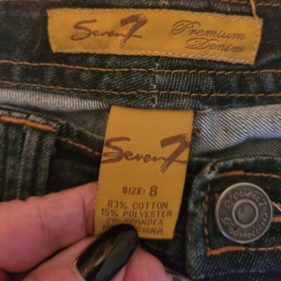 SEVEN7 DENIM CAPRI JEANS - Picture 4 of 4